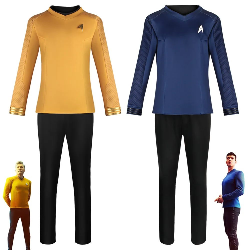 

Костюм для косплея из фильма «Путь странный новый мир», косплей-костюм, Униформа, значок для взрослых, мужской костюм на Хэллоуин, карнавал, звезда