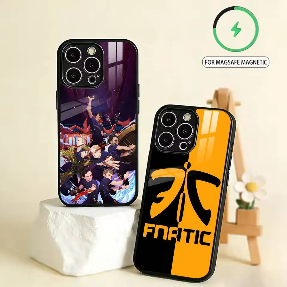 Фото Чехол для телефона с принтом чемпиона мира f-fnc-Fnatic для iPhone 17, 16, 15, 14, 13, 12, 11, Pro, Max, Plus, SE4, с магнитной беспроводной зарядкой №1