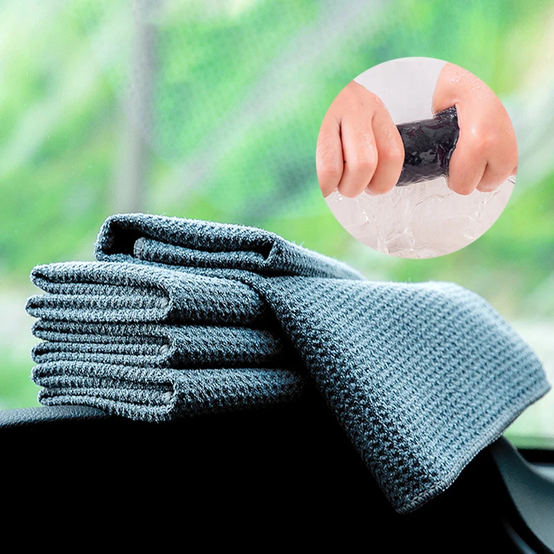 

Абсорбирующие салфетки из микрофибры с ананасовой сеткой, чистящие салфетки для автомобиля, кухонные аксессуары, инструменты для стеклооч...