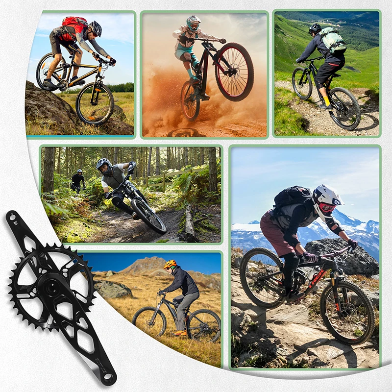 BUCKLOS Boost Bike Шатуны 29 мм DUB для горного велосипеда 32/34/36/38T 7075 из алюминиевого сплава