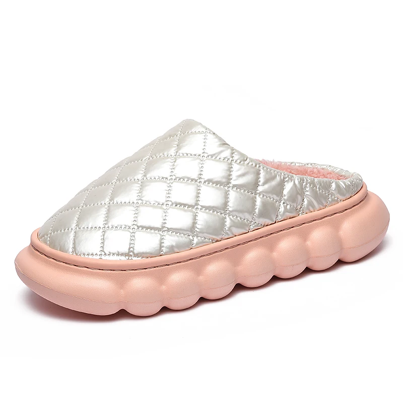 Мужские тапочки Домашняя обувь из пены с эффектом памяти без шнуровки Плюшевая