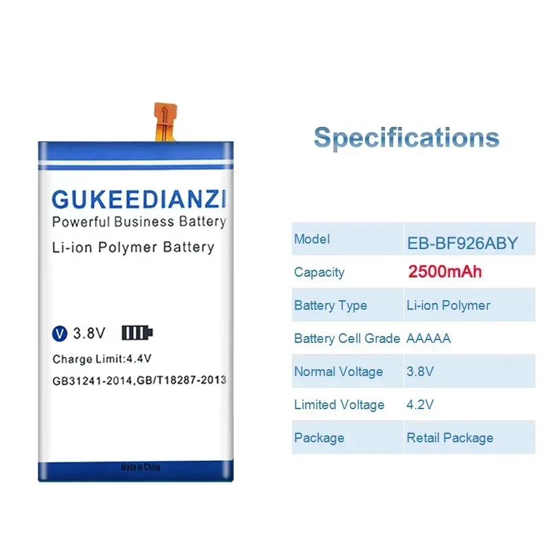 Аккумуляторы для мобильных телефонов EB-BF926ABY EB-BF927ABY 2500 мАч/2700 мАч Samsung Galaxy Z Fold 3 Fold3