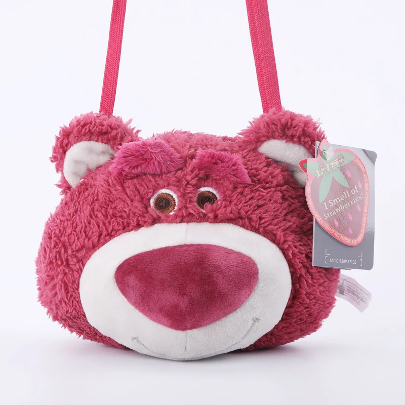 Toy Story Strawberry Bear Messenger Plush Bags Japanese Toys Toy Cute Girl Heart StellaLou Plush Doll Messenger Bag Coin Purse enlarge