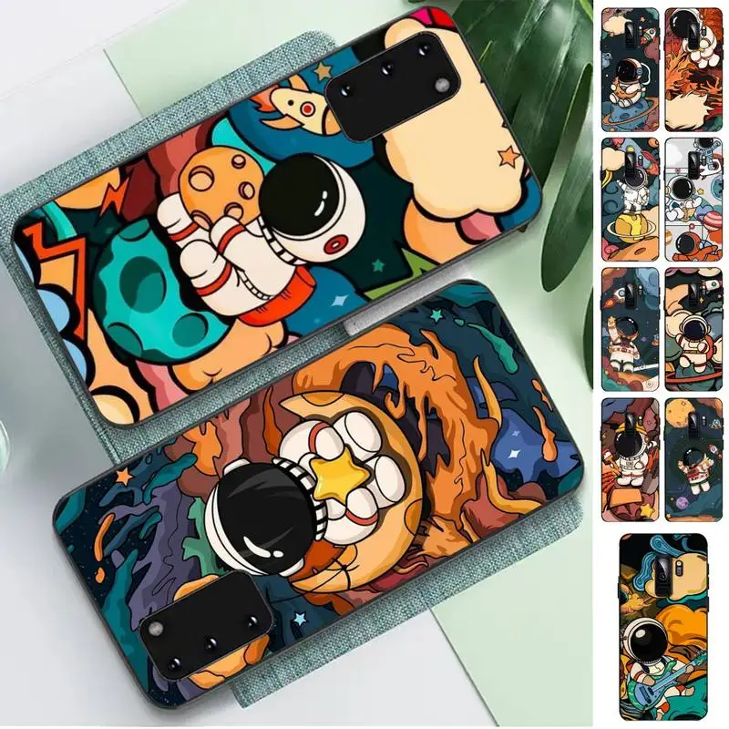 

Star Astronaut Cute Phone Case for Samsung S10 21 20 9 8 plus lite S20 UlTRA 7edge