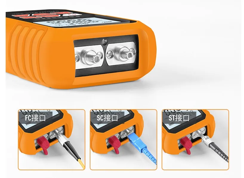 DHL Free Shipping 800-1700nm Mini USB Charging power meter with 15km Visual Fault Locator red pen fiber light decay tester