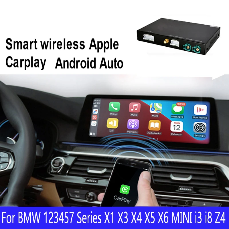 

Для BMW /CIC/CCC /EVO/NBT 1 2 3 4 5 7 серии E70 F10 X1 X3 F25 F26 F48 MINI X4 X5 X6 F56 F15 беспроводной CarPlay Android Авто Decod