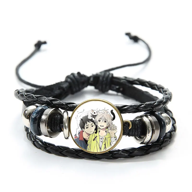 Кожаный браслет с аниме морской тематикой Umibe No Etranger шармами для пар Хашимото