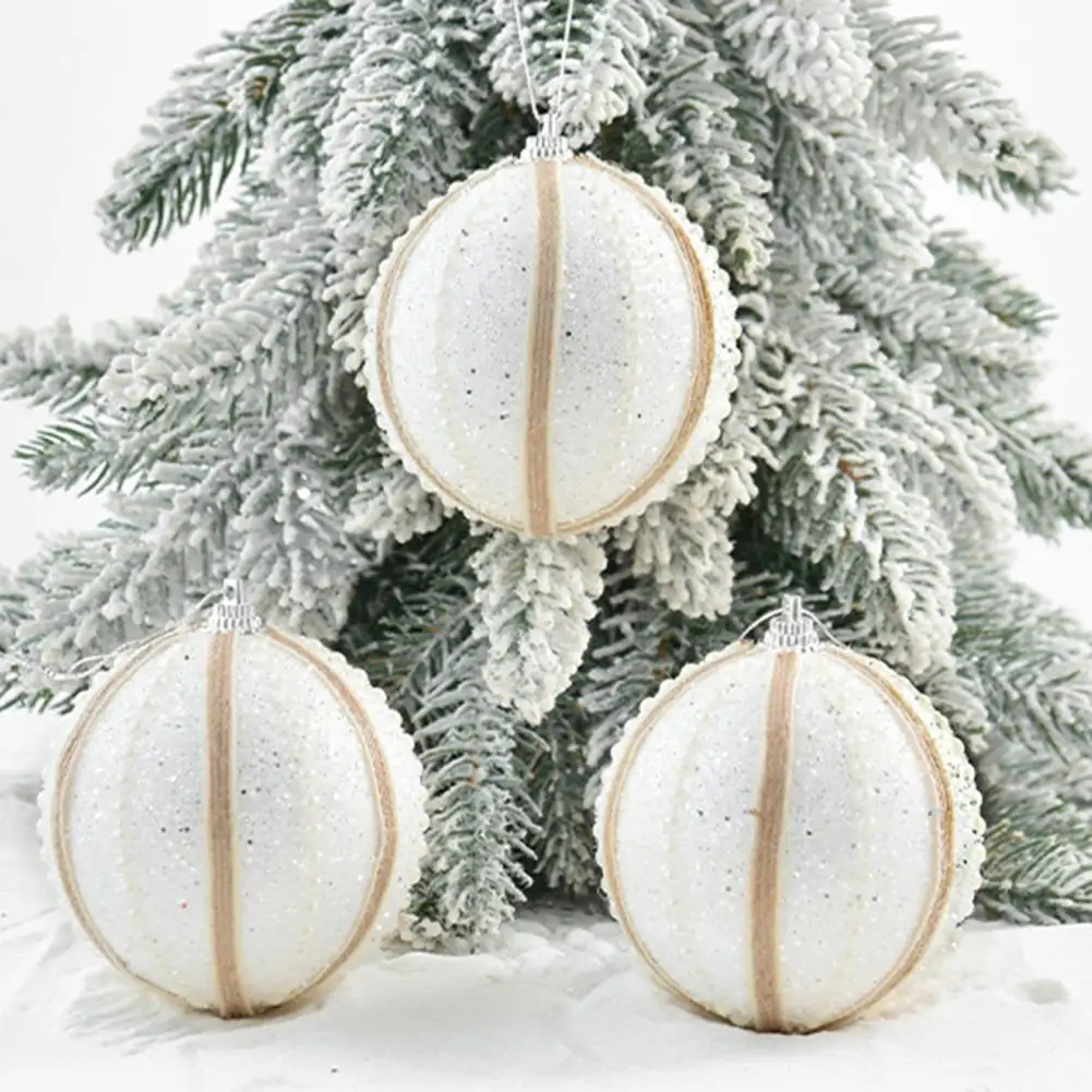 

Креативный шар для рождественской елки яркого цвета, Небьющийся Рождественский шар, украшение для вечерние, подвесной шар