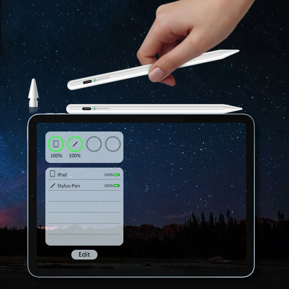 

For Apple Pencil 2 1 For iPad Pencil Bluetooth Stylus Pen for iPad Pen 2022 2021 2020 2019 2018 Air 5 for Apple Pencil
