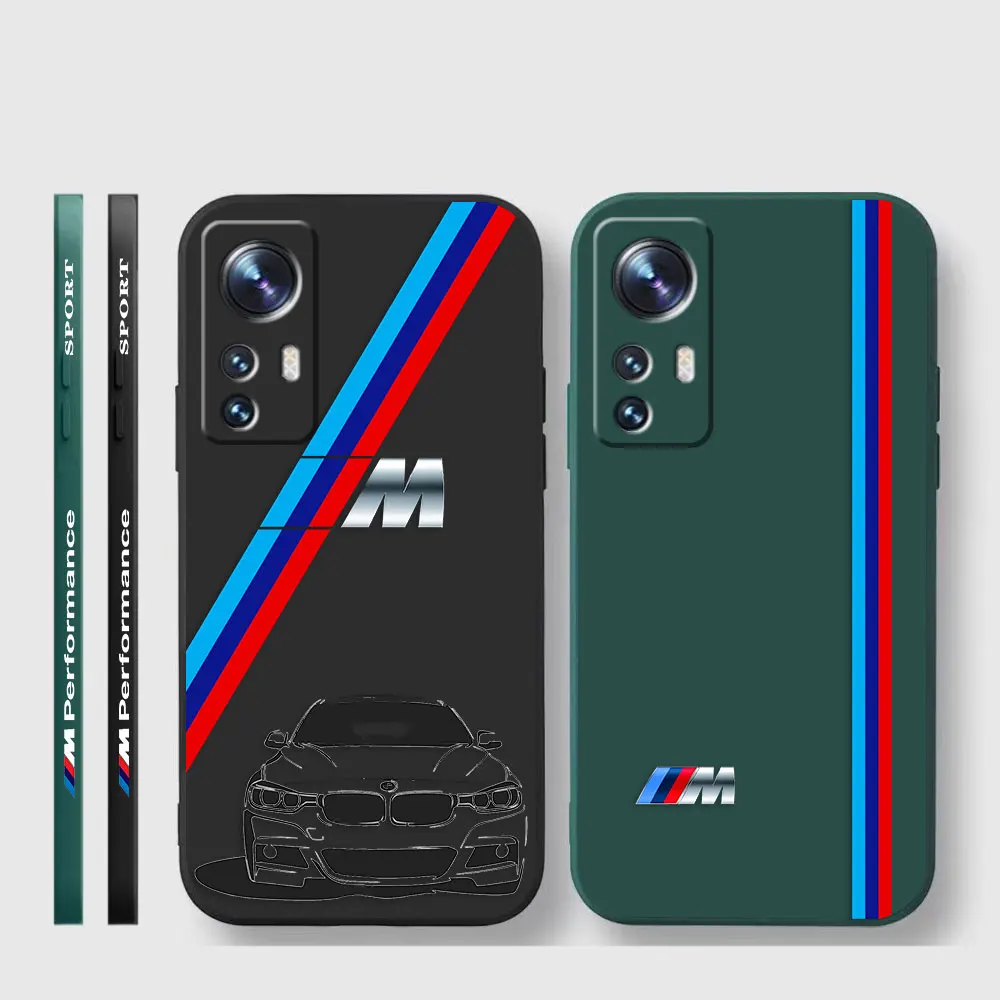 Phone Case For Xiaomi 13 12 12T 12S 11 11T 10 10S 9 8 Pro Ultra Lite Case Cover Funda Cqoue Shell Luxury Sports Car B-BMW Drift