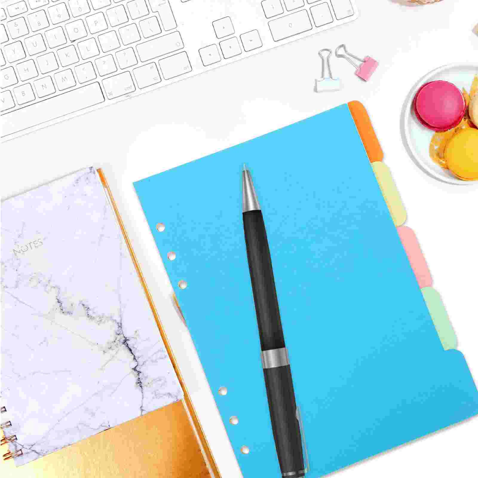 15 шт. разделитель индексов формата А5 вкладки для переплета страниц разделители