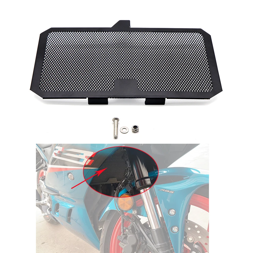 

Fits for Yamaha YZF R3 R25 YZF-R3 YZF-R25 2014-2018 2019 2020 Motorcycle Radiator Grille Grill Protective Guard Cover