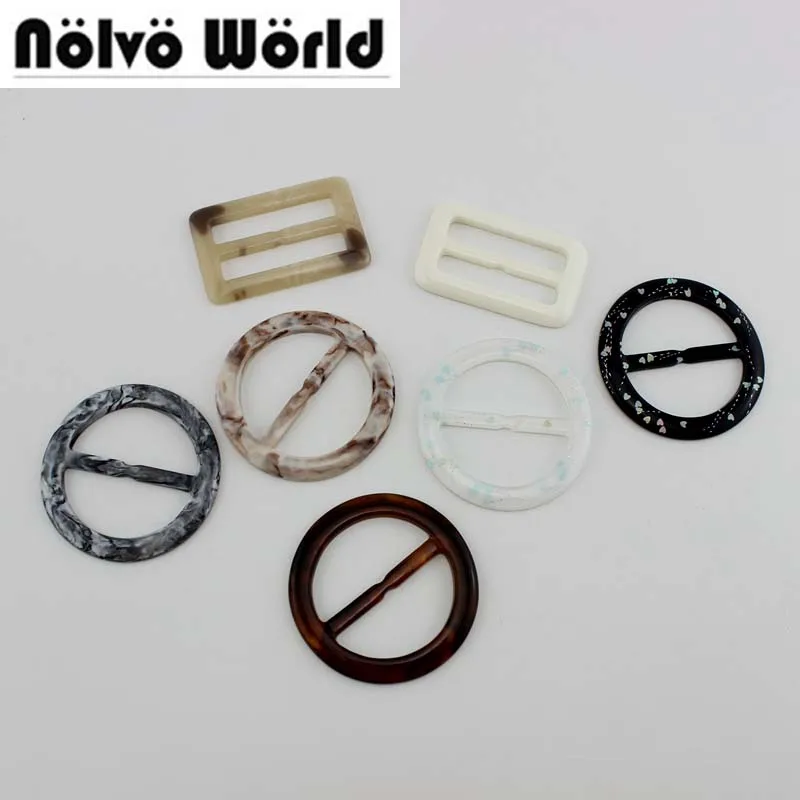 

10pcs 7 colors 5cm 2 Inch High quality Resin Buckle,Plastic Belt Strap Adjuster 50mm Big Welded Bags Purse Tri-glide Buckles