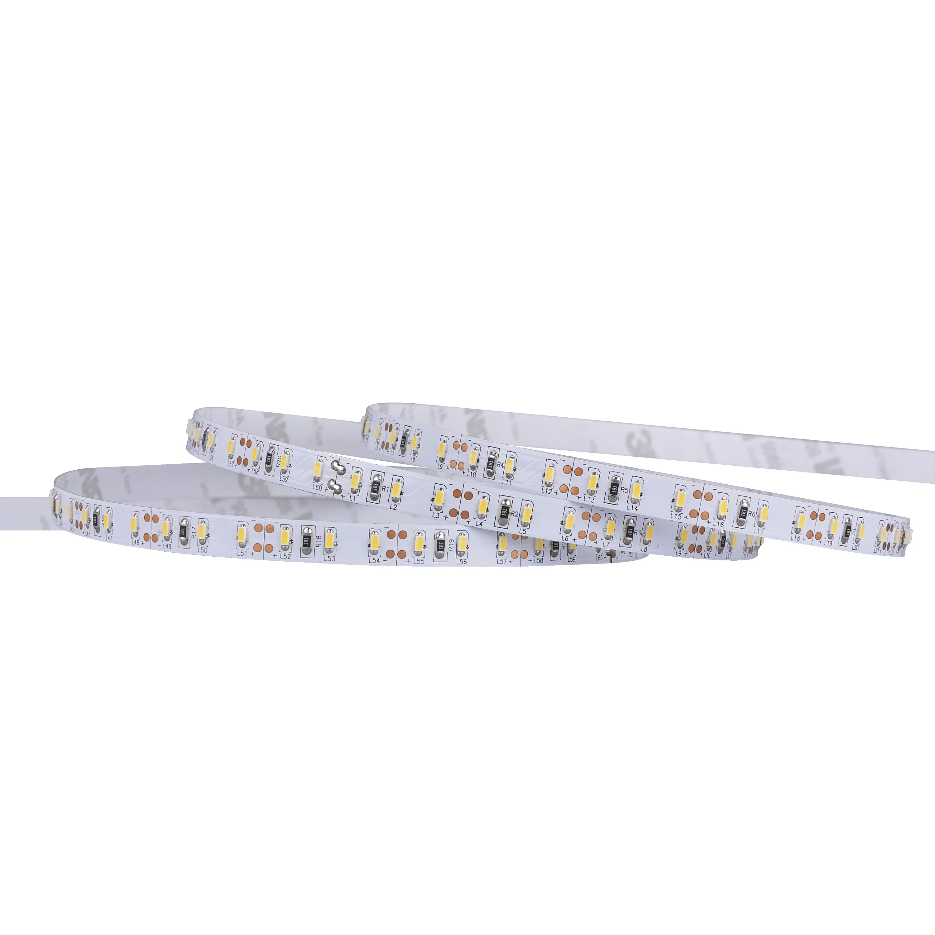 Фото 240LED 3014 Светодиодная лента 12 В 24 Вт Теплый белый Холодный белый RGB Изменение цвета Водонепроницаемая клейкая подложка Самоклеящаяся лента №4