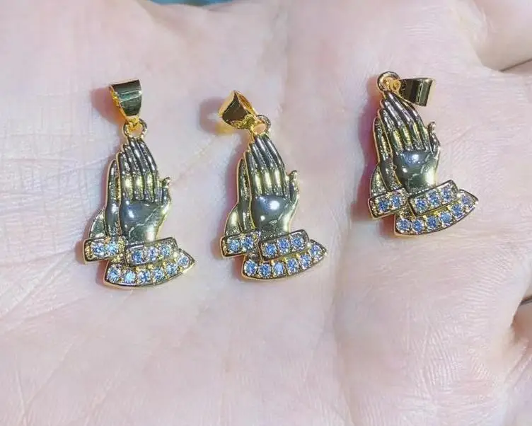 

1 шт., подвеска-крест с фианитом