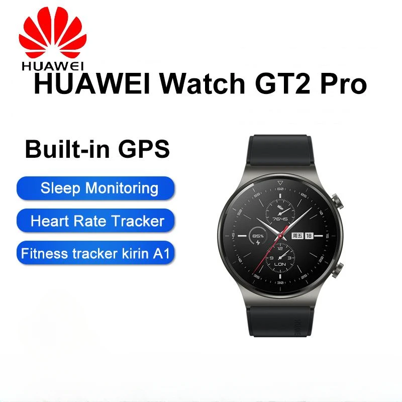 

HUAWEI Watch GT2 Pro Smartwatch Built-in GPS 14 Days Battery Life water proof Heart Rate Tracker Android iOS