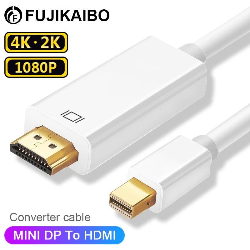 4K мини-адаптер с портом дисплея на HDMI-совместимый кабель HD 1080P Мини DP порт
