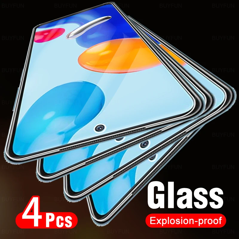 

4 шт., Защитная пленка для Xiaomi Redmi Note 11 10s 10t 9 Pro Max 9s 9t 8 2021 8t 7s