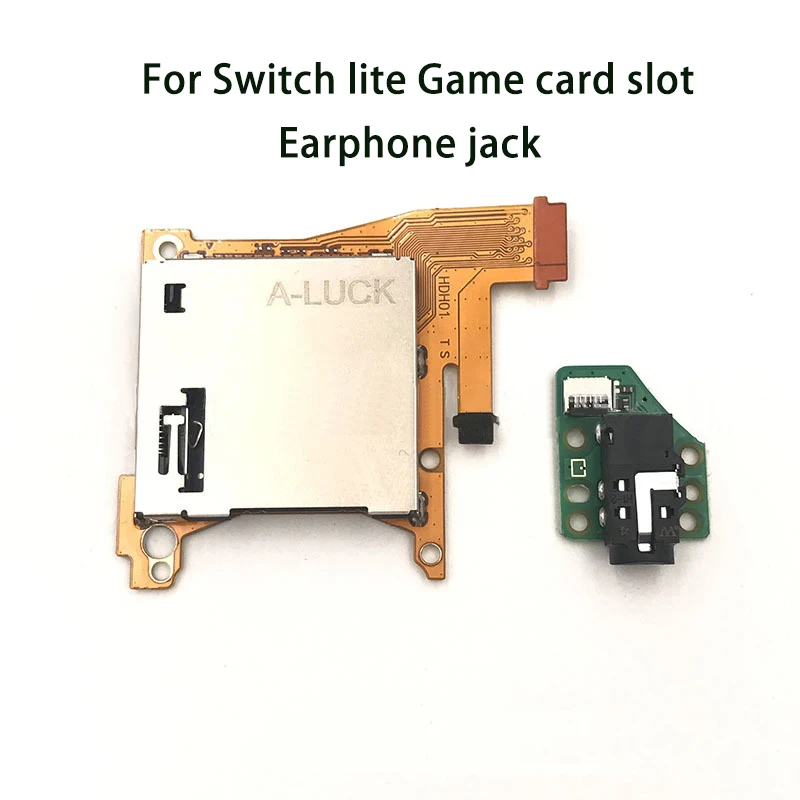 10 шт./лот для игрового разъема Nintendo Switch Lite разъем наушников запасные части |