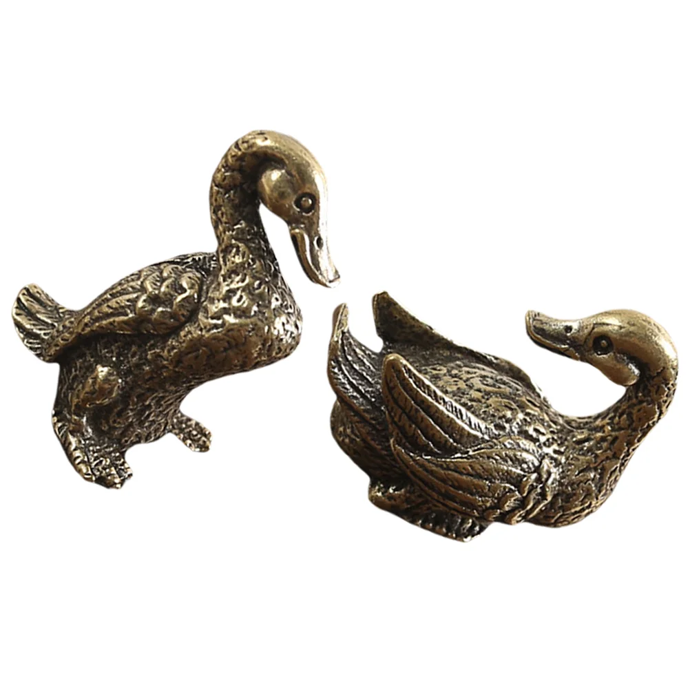 Скульптура утки-мандарина латунные украшения домашний декор аксессуары для