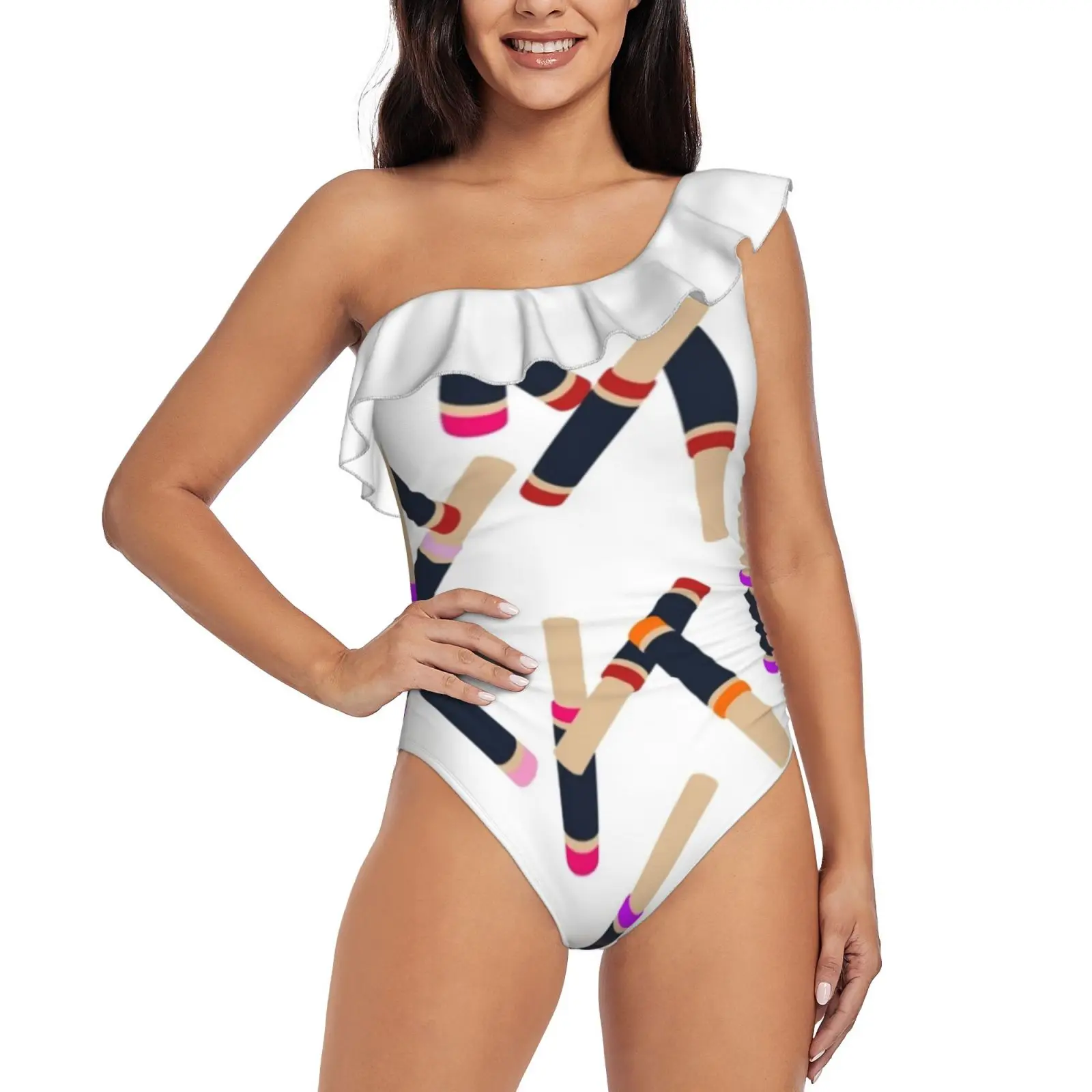 Herlipto Two-Tone Frill Swimwear S