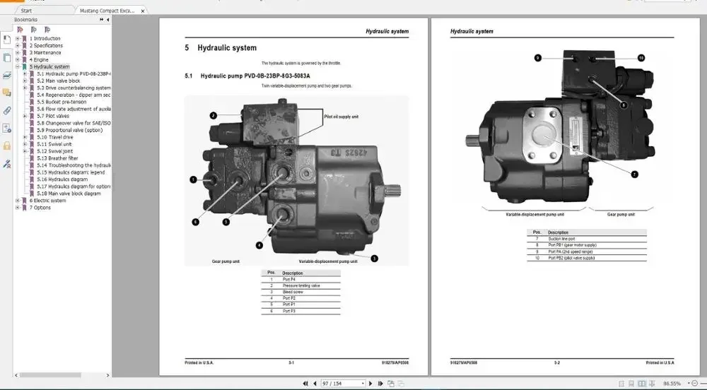 GEHL Mustang 5 46 ГБ PDF 2020 DVD с руководствами по обслуживанию