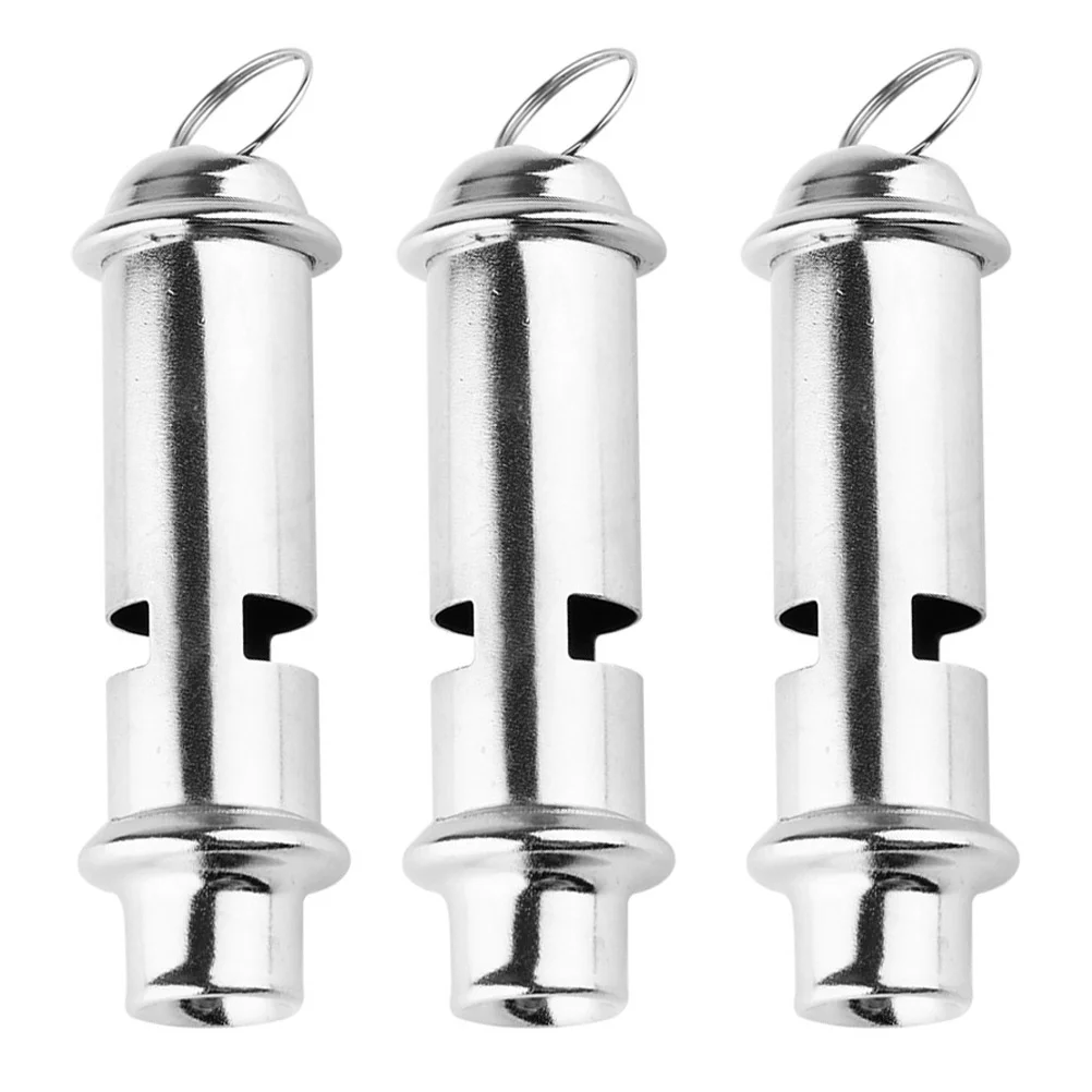 

Stainless Steel Emergency Survival Whistle for Camping Hiking Sports and Outdoor Assistance