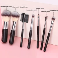 7 pcsset makeup soft brush kit brushes kit make up brush tools kit eye liner soft natural synthetic hairbeauty brushes kit