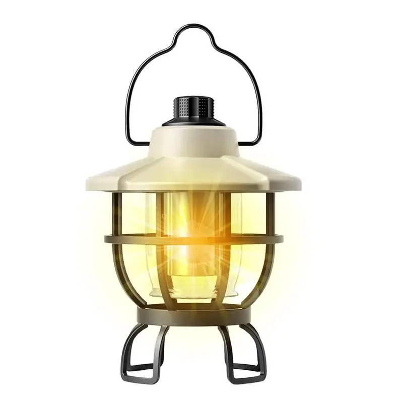 

Camping Lantern Vintage Tent Lamps Waterproof Portable Lighting Adjustable Light Modes During Emergencies Storms Outages