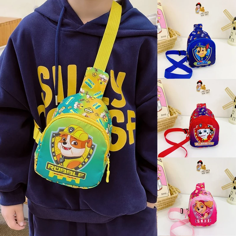 Нагрудная сумка Paw Patrol Chase мини уличные сумки на плечо для мальчиков и девочек
