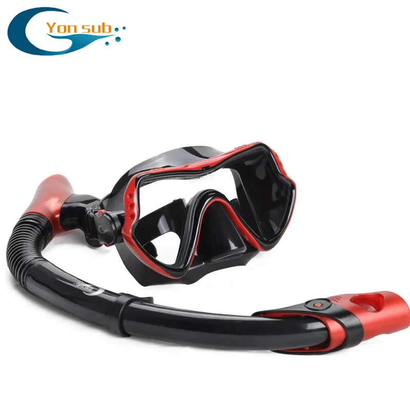 

Yonsub Professional Anti-fog Diving Mask Scuba Snorkel Swimming Goggles Dry Snorkel Tube Set Men Women Diving Equipment