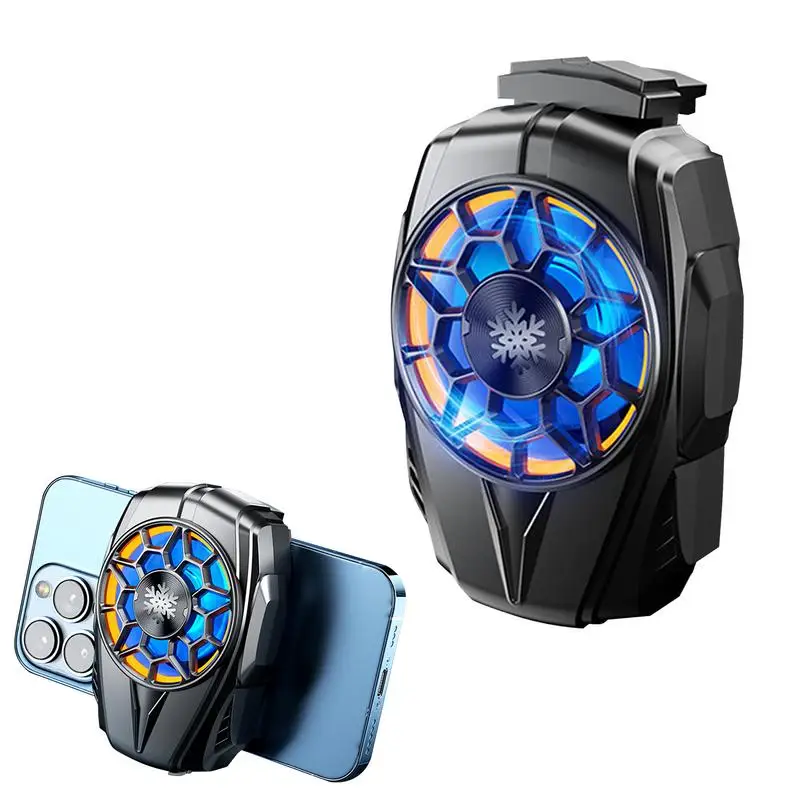 

Smartphone Cooler Mobile Phone Radiator Portable Rapid Heat Dissipation Low Noise Heatsink Cooling Fan For 4.5-6 Inches Mobile