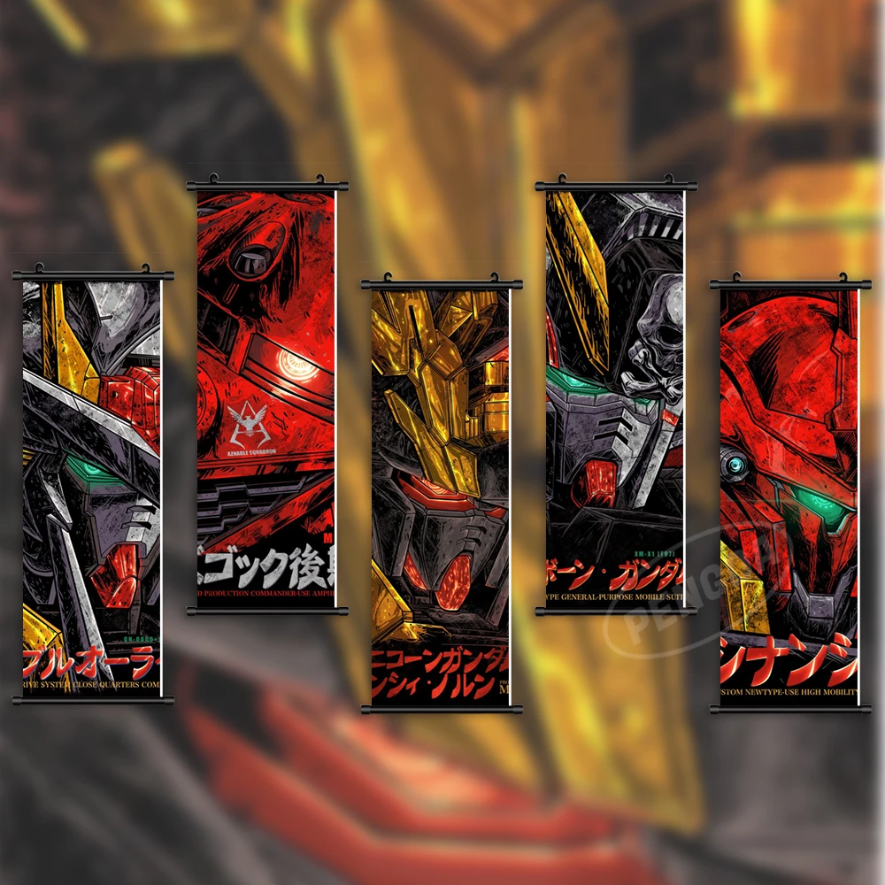 

Настенное искусство, аниме, холст, изображения убийц демонов, картина камадо танджиро, Rengoku Kyoujurou, печать, постер, Висячие свитки, домашний де...