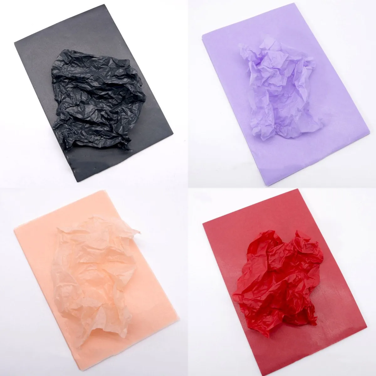 

100Sheets Multicolor Liner Tissue Paper For Clothing Shirt Shoes DIY Handmade A4 Translucent Wine Wrapping Papers Gift Packaging