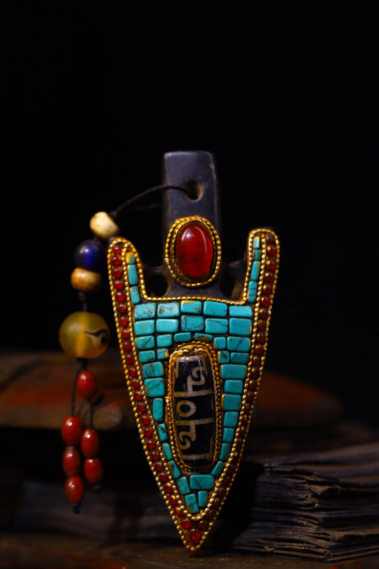 4 &quotКоллекция тибетского храма старый натуральный метеорит мозаика драгоценный