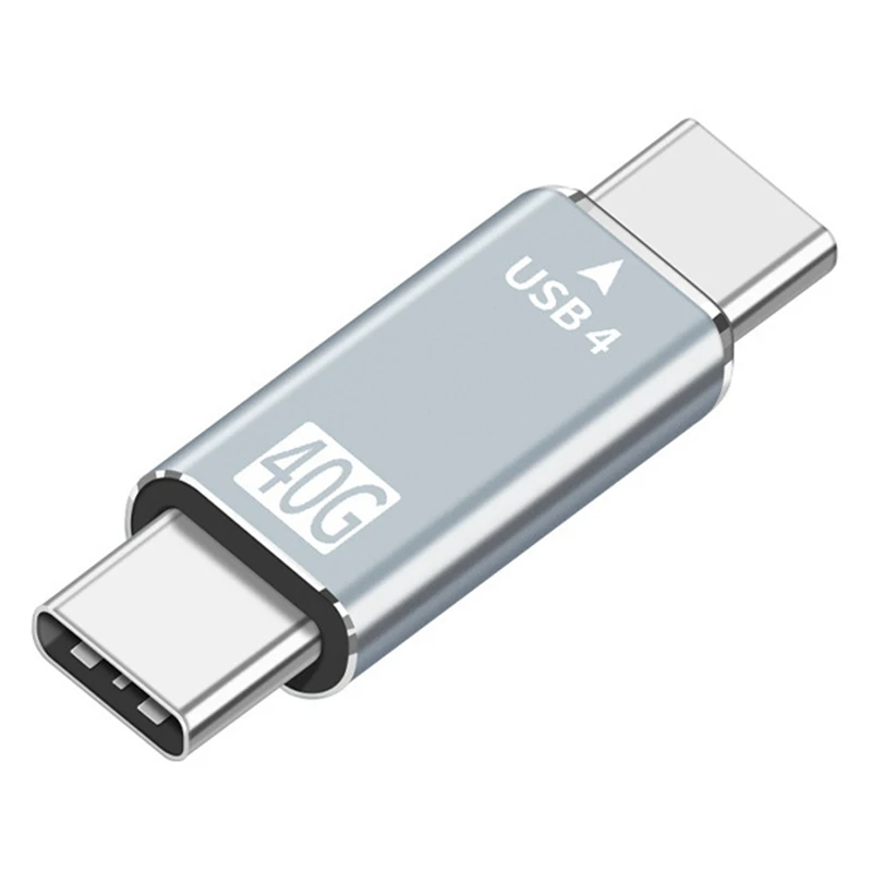 

Лидер продаж, высокоскоростная передача TTKK с Type-C на USB 4,0, 40 Гбит/с, адаптер с C на C, корпус из алюминиевого сплава