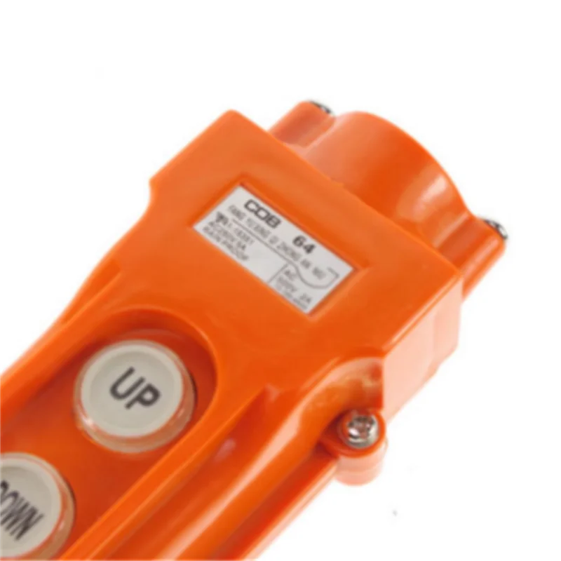 

Hoist Crane Pendant 8 Kinds of Directions Waterproof COB-64 Pushbutton Swtich AC250/500V