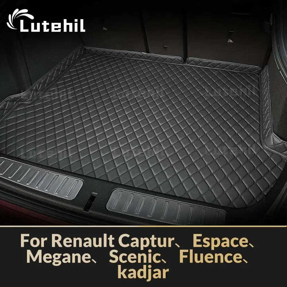 Фото Для Renault Captur、Espace、Megane、Scenic、Fluence、kadjar изготовленный на заказ коврик в багажник автомобиля защитный коврик грузовой вкладыш авто аксессуары для интерьера №1