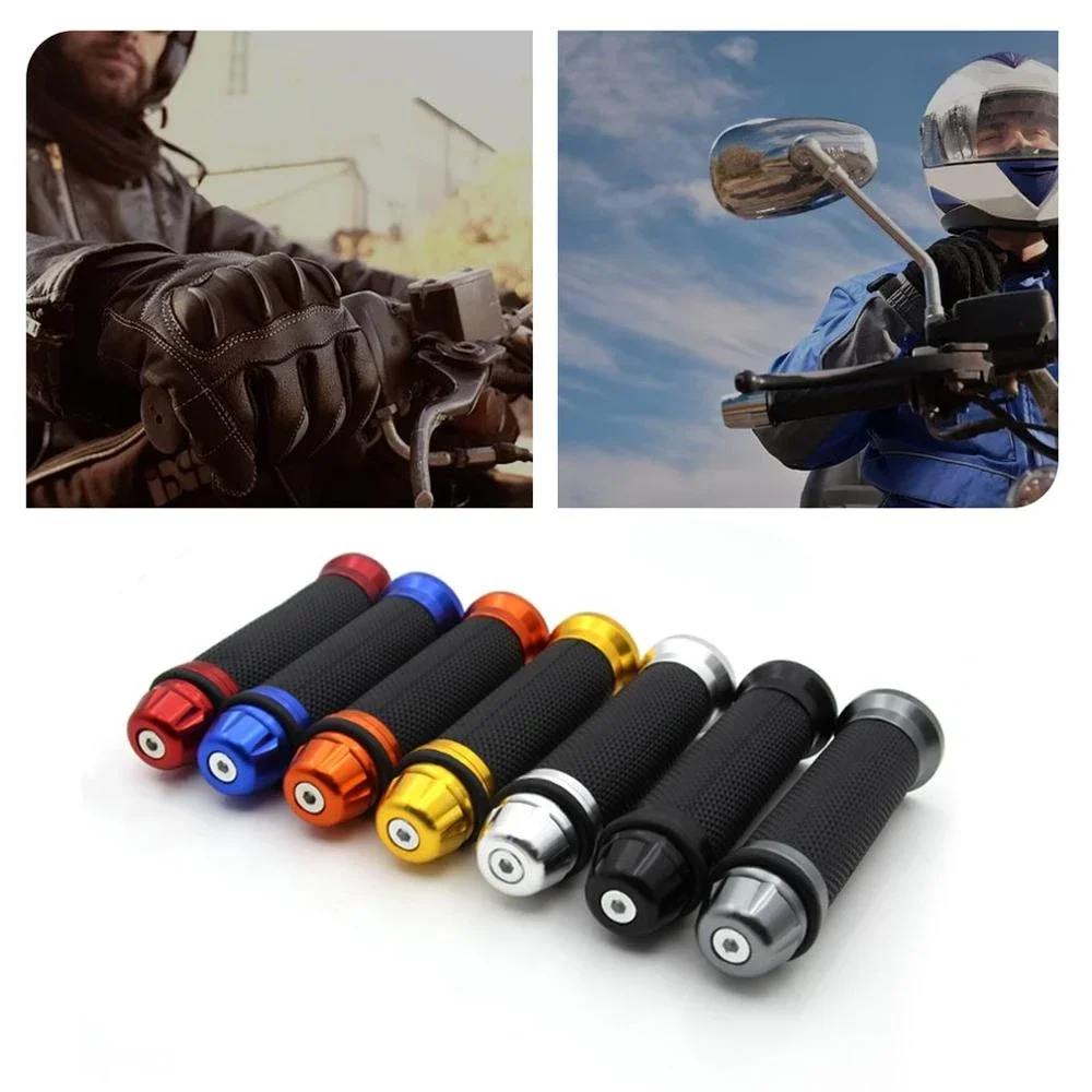 

Motorcycle Dirt Bike Rubber Handle Grip pedal biker scooter handlebar grips modified Anti-Slip Handle for 22mm motorcycles