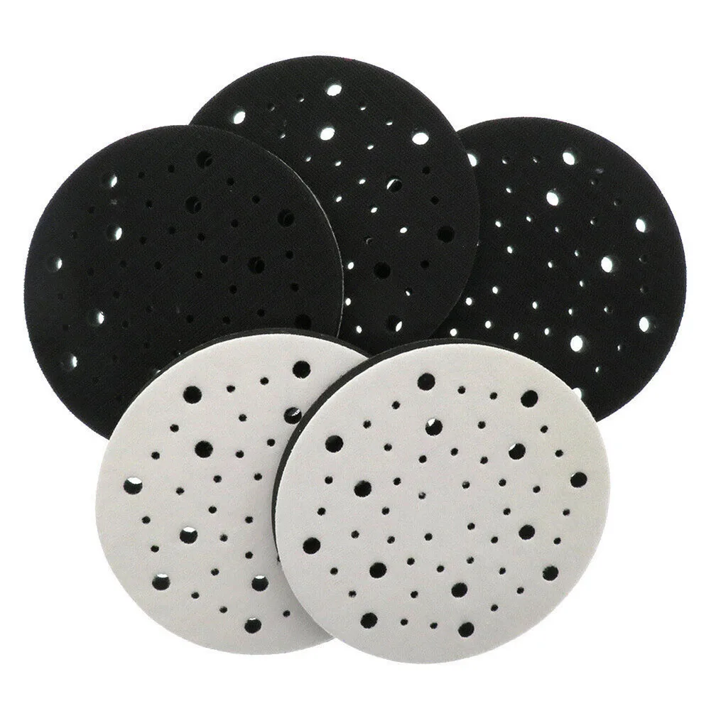 

1pc 6 Inch 150mm 52-Holes Soft Sponge Interface Pad For Sander Backing Pads Buffer Backing Plate For Sander Polishing Grinding