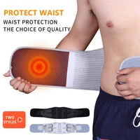 breathable waist trainer corset lumbar back abdominal belt tourmaline self heating magnetic therapy lower back support belt
