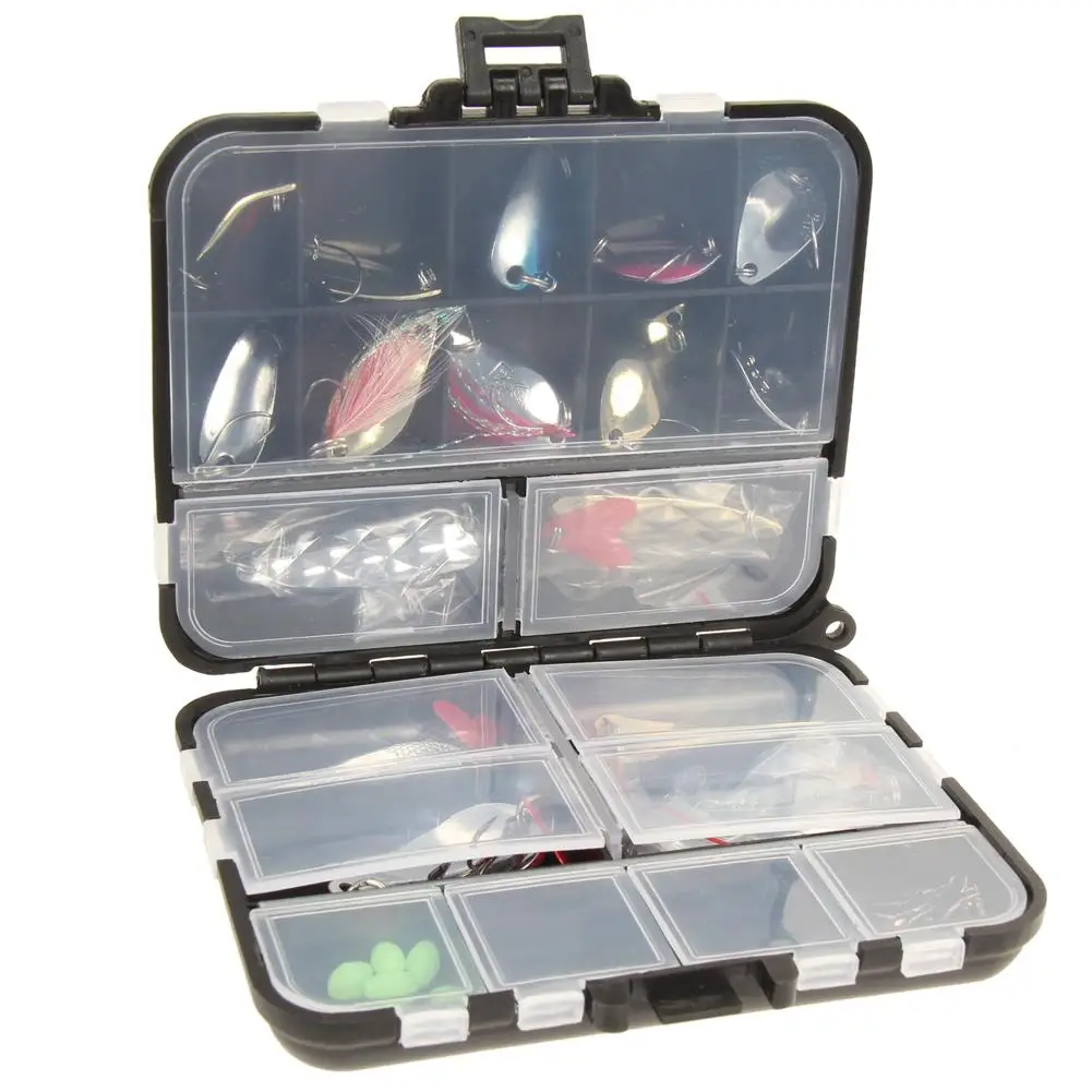 

37PCS/Box Fishing Tackles Box Accessories Kit Set With Hooks Snap Sinker Weight For Carp Bait Lure Ice Winter Accessoires