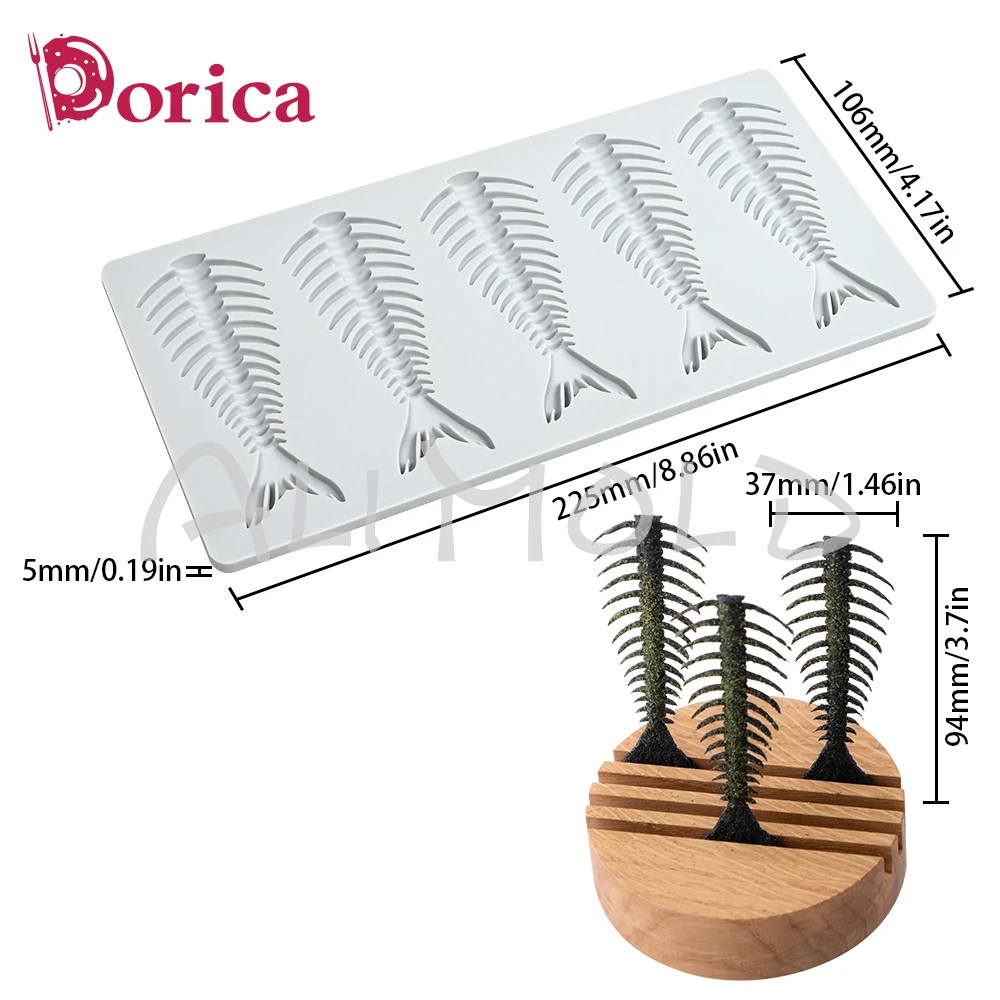 

Формы для шоколада Dorica, силиконовые, 5 полостей