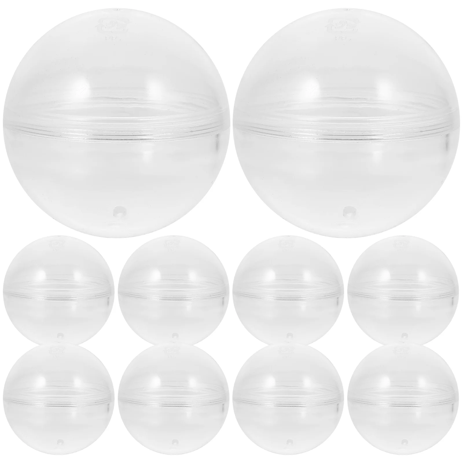 10 шт. заполняемые пасхальные яйца торговый автомат капсулы контейнеры для конфет