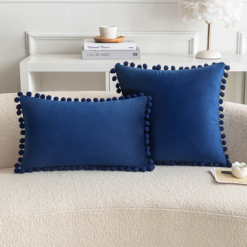 Бархатный Чехол для подушки Мягкая Наволочка размеры 12x20 дюймов 18x18 20x20 дома и