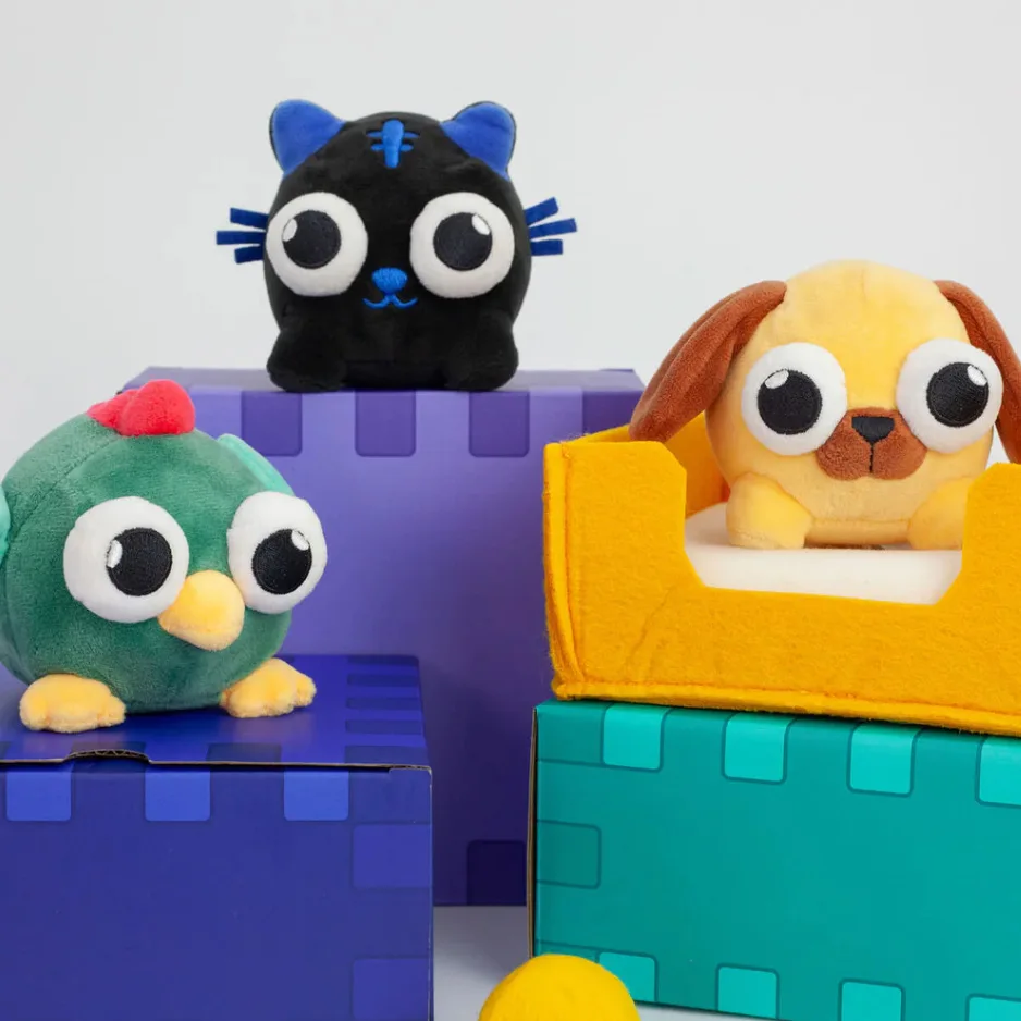 Фото Новая плюшевая игрушка Yeeps в виде собаки, забавная аниме-фигурка, мягкая набивная кукла, коллекционная игрушка для декора комнаты, рождественский подарок для детей №1