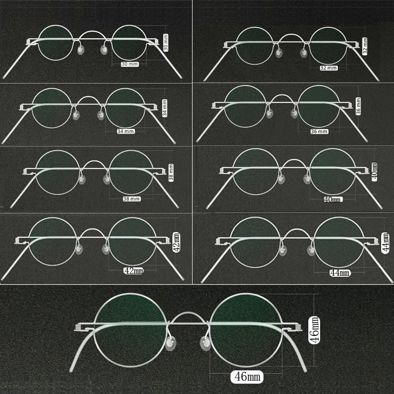 Оправа для очков без винтов в стиле ретро мужчин и женщин