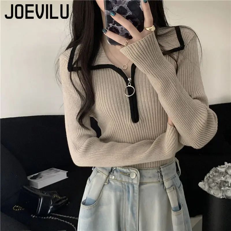 JOEVILU Полиэстер Пуловер Женский