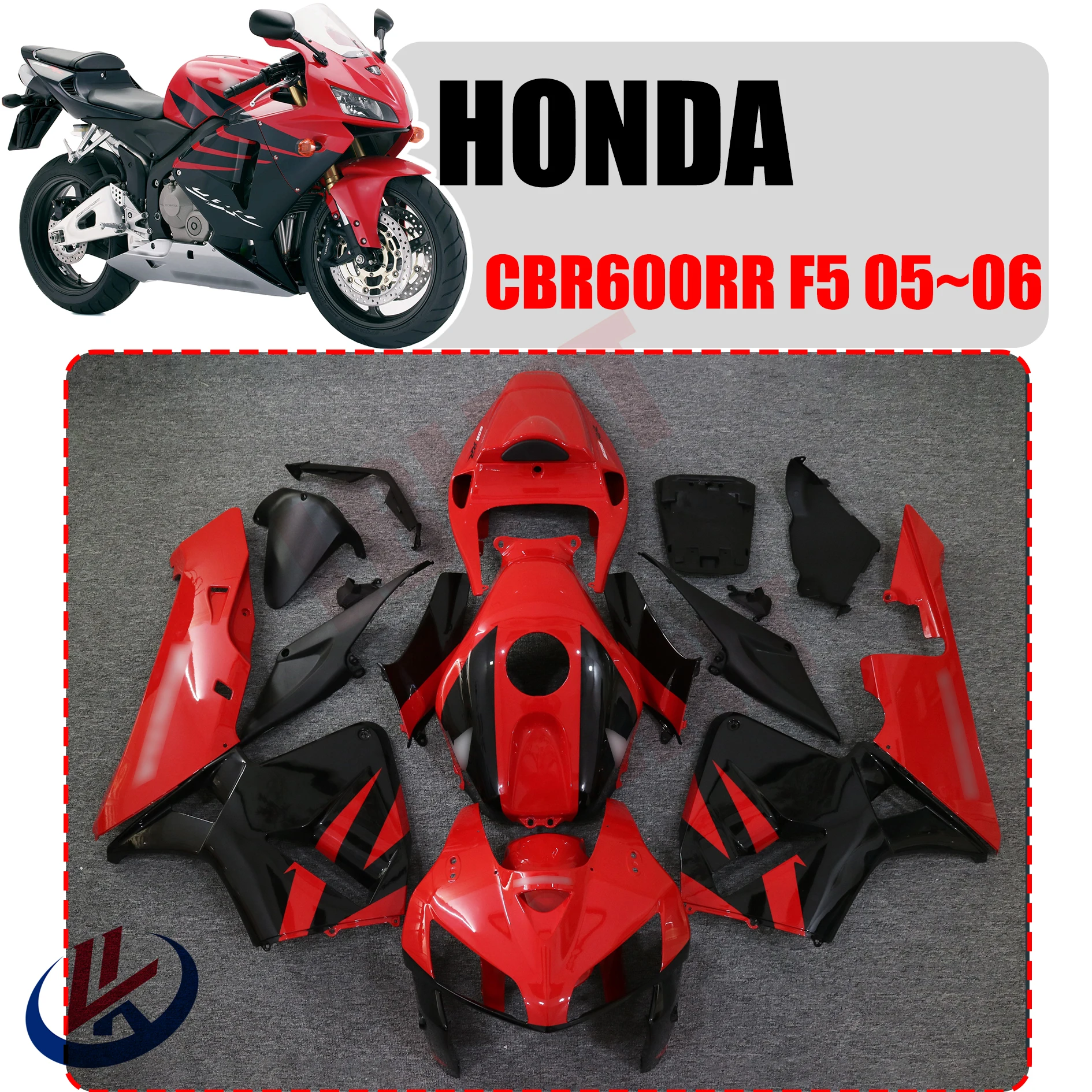 

For HONDA CBR600RR CBR 600RR CBR 600 RR F5 2005 2006 Motorcycle Full Body Fit Fairing For Honda CBR600rr 2005 2006 Full Fairing