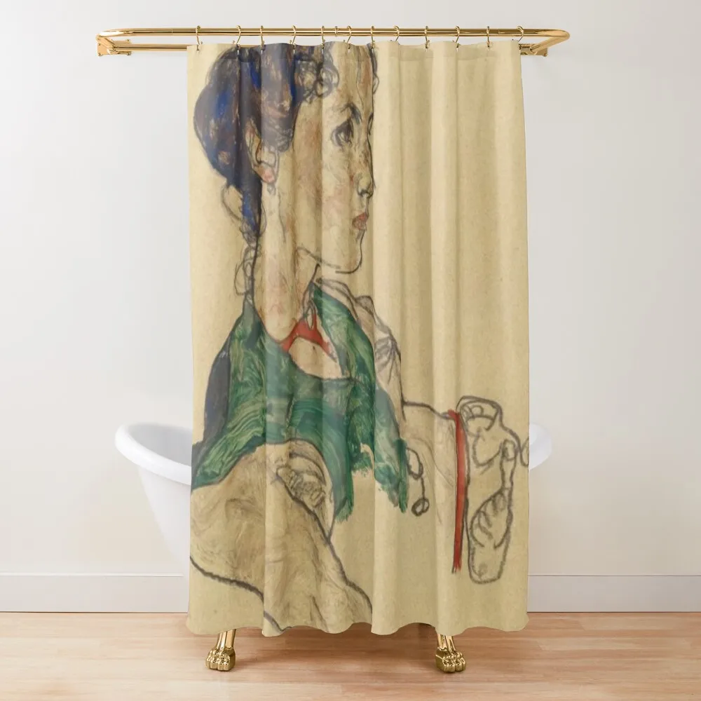 Портрет Рей молодой мажовиме Шейле от Егина Занавеска для душа Современные